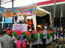 จุดบรรยายแห่เทียนอุบล